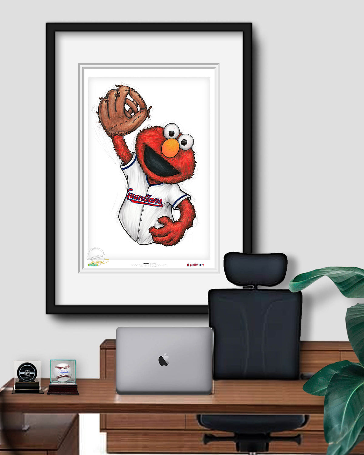 ELMO x MLB Guardians Limited Edition Fine Art Print