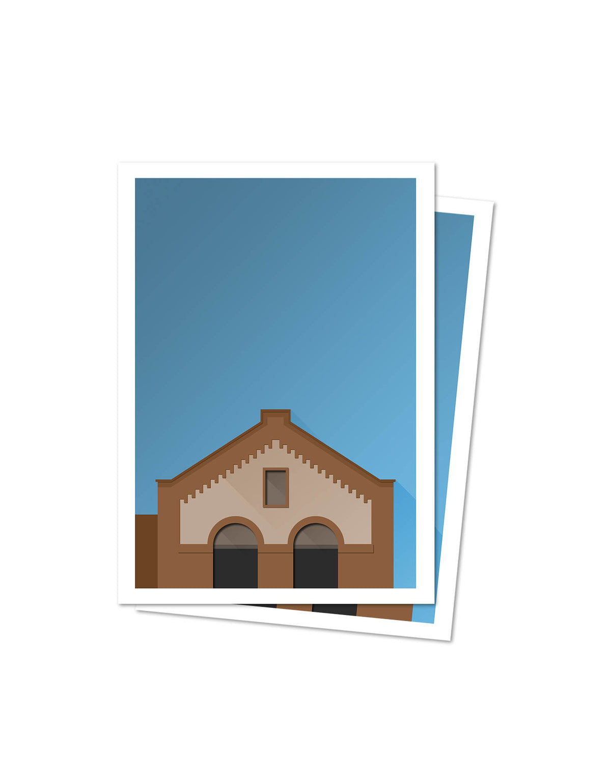 Minimalist League Park Postcard