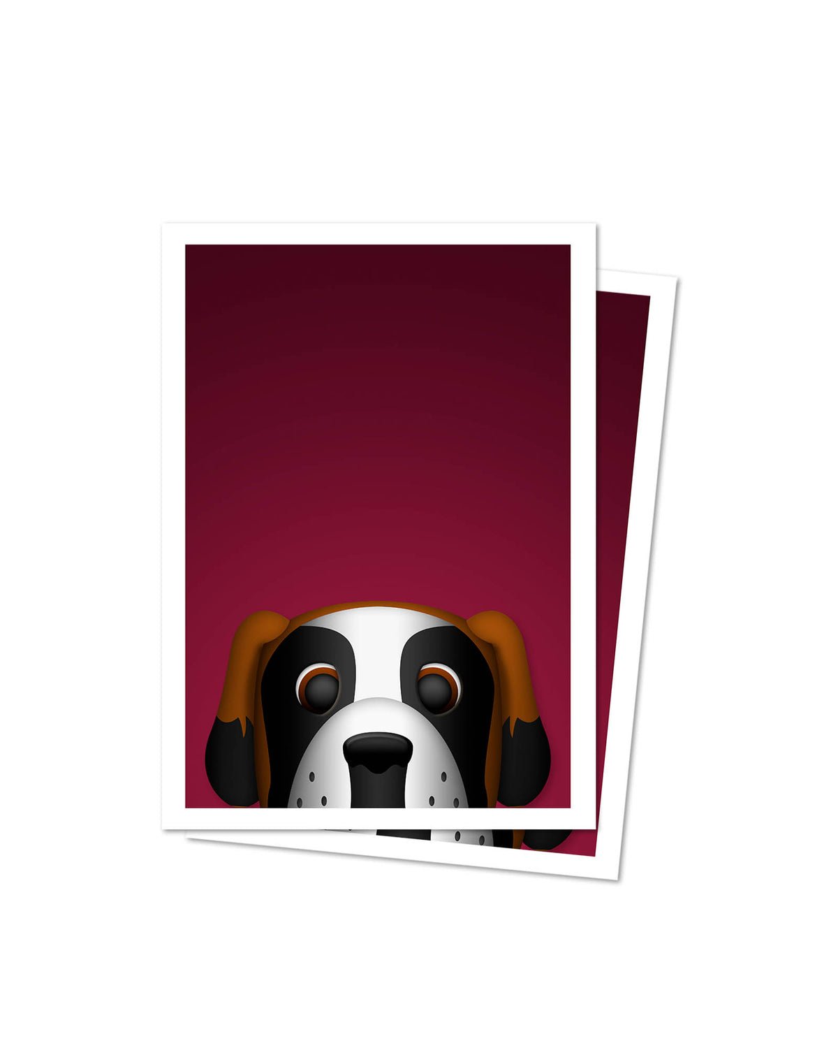 Minimalist Bernie the St. Bernard Postcard