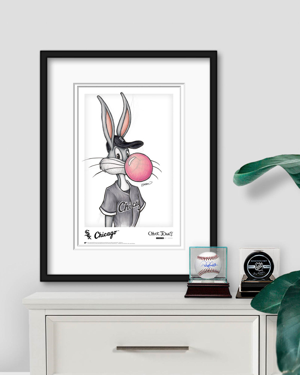 Bubblegum Bugs x MLB White Sox Limited Edition Art Print