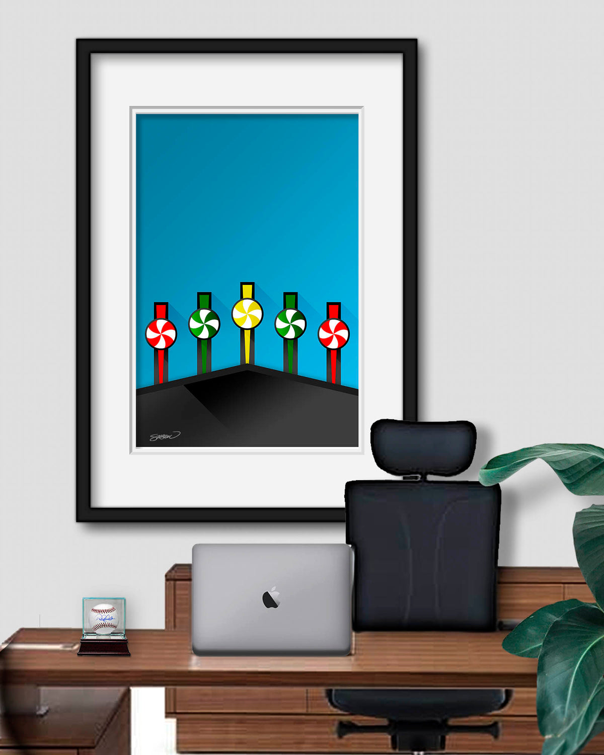 Minimalist Rate Field Art Print