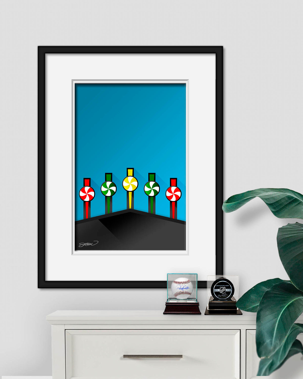 Minimalist Rate Field Art Print