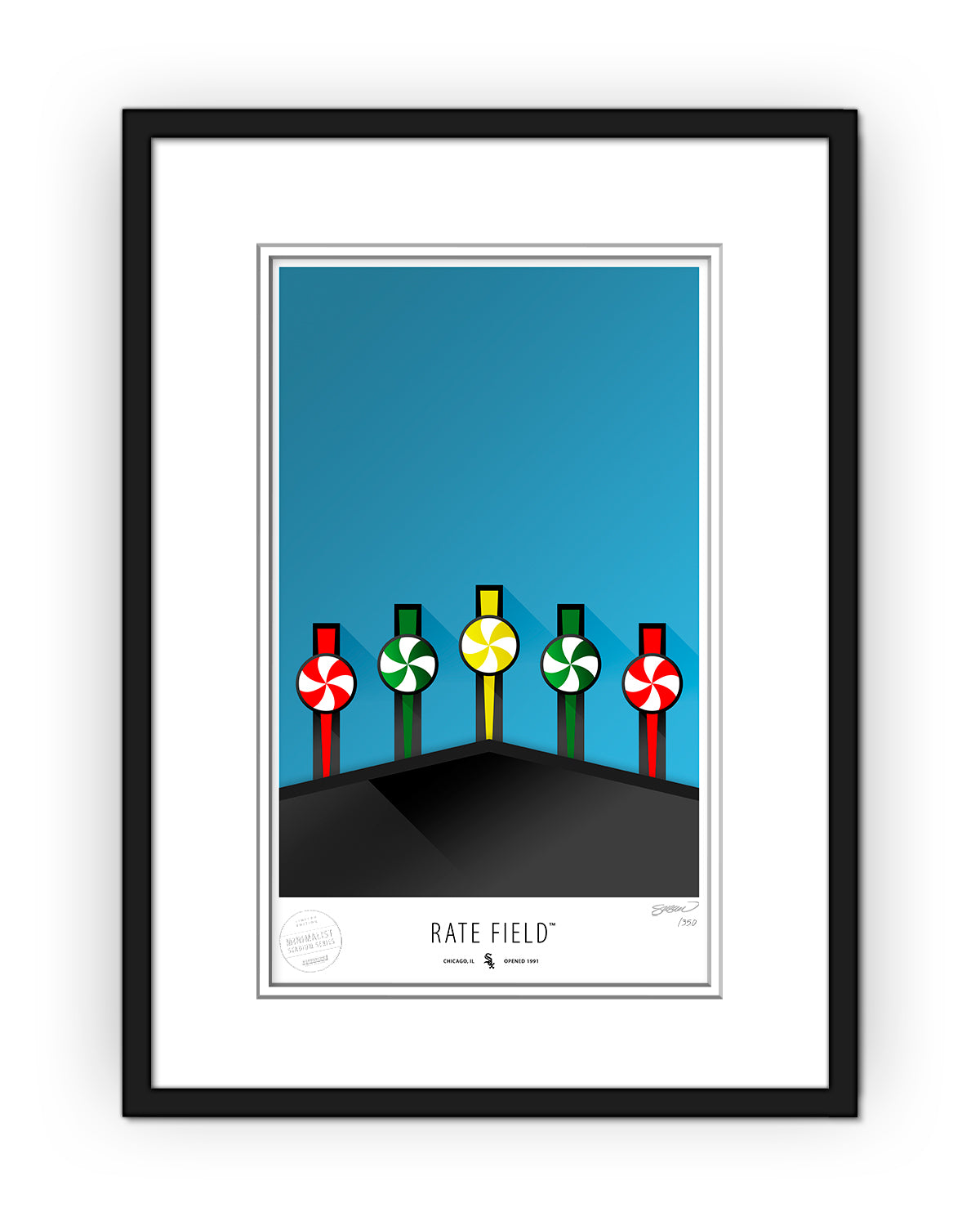 Minimalist Rate Field Art Print