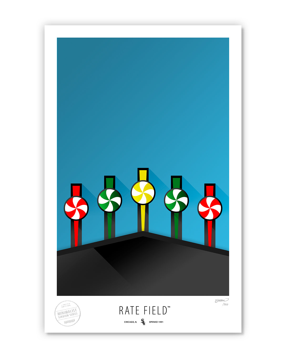 Minimalist Rate Field Art Print