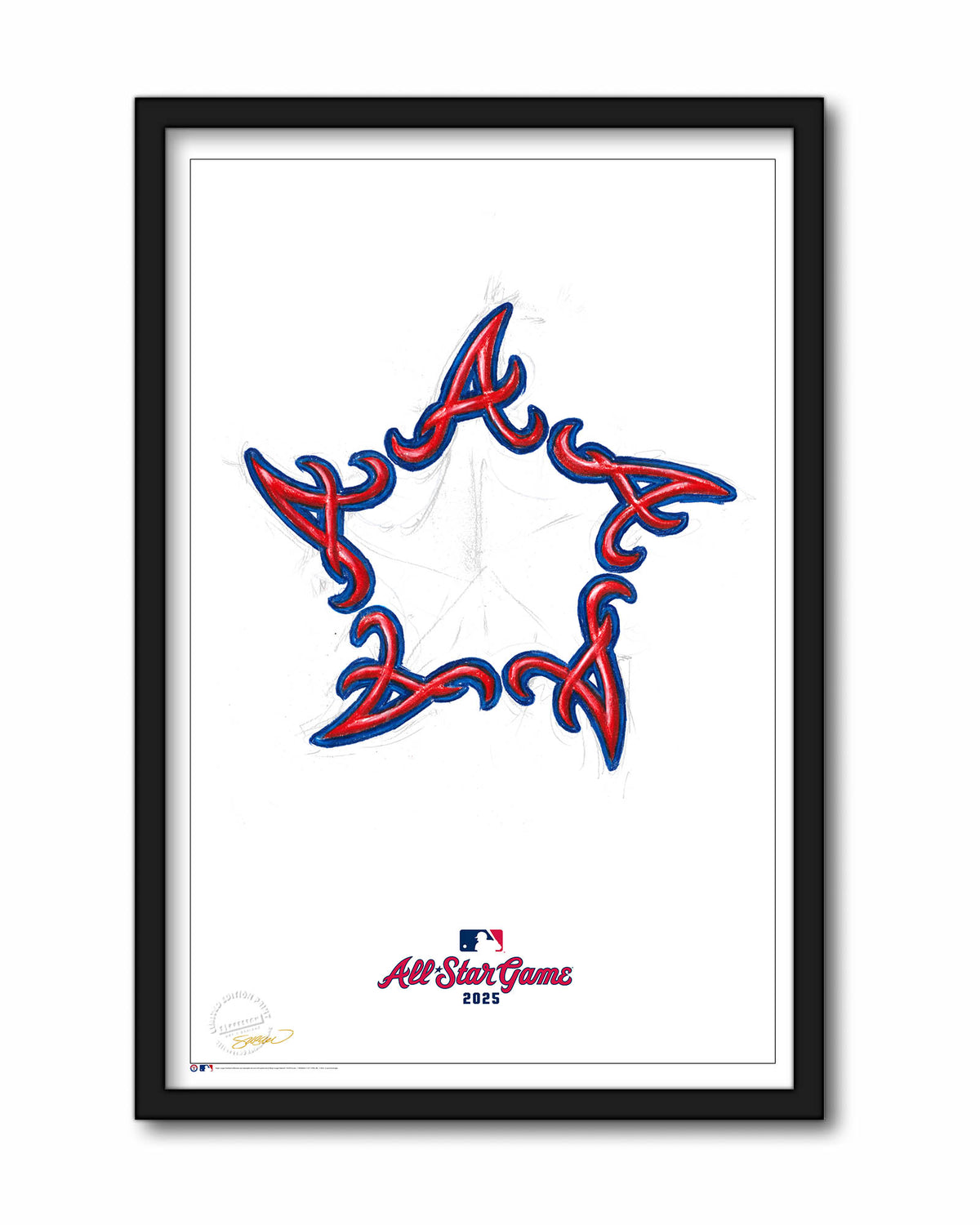 2025 MLB All-Star Game Sketch Limited Edition Print