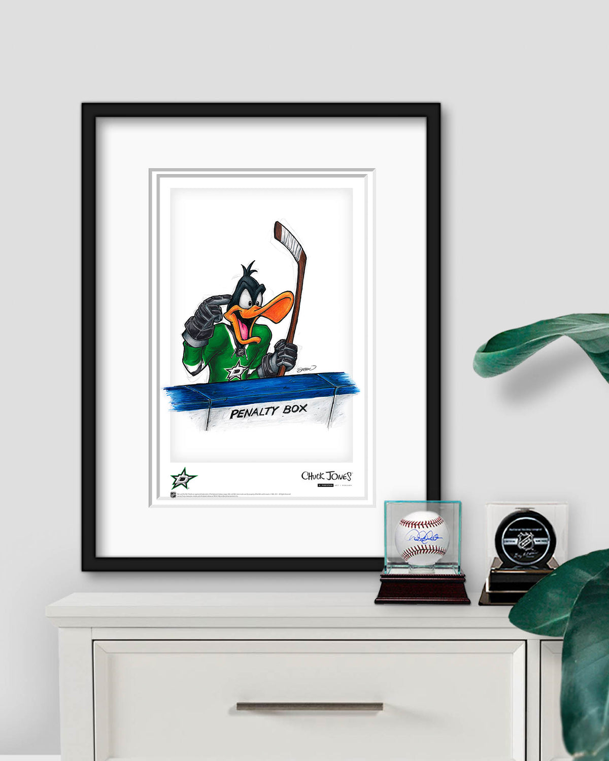 Duck Season Hockey Season x NHL Stars Daffy Duck Limited Edition Art Print