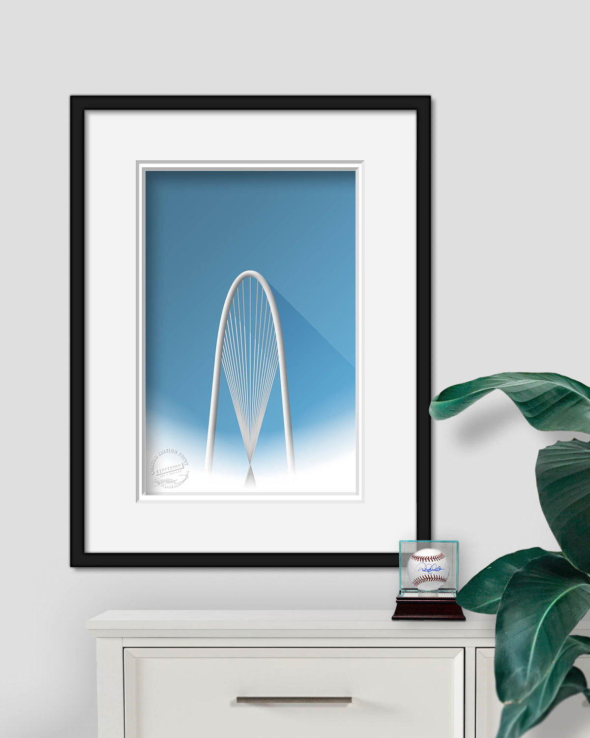 Minimalist Margaret Hunt Hill Bridge - Dallas