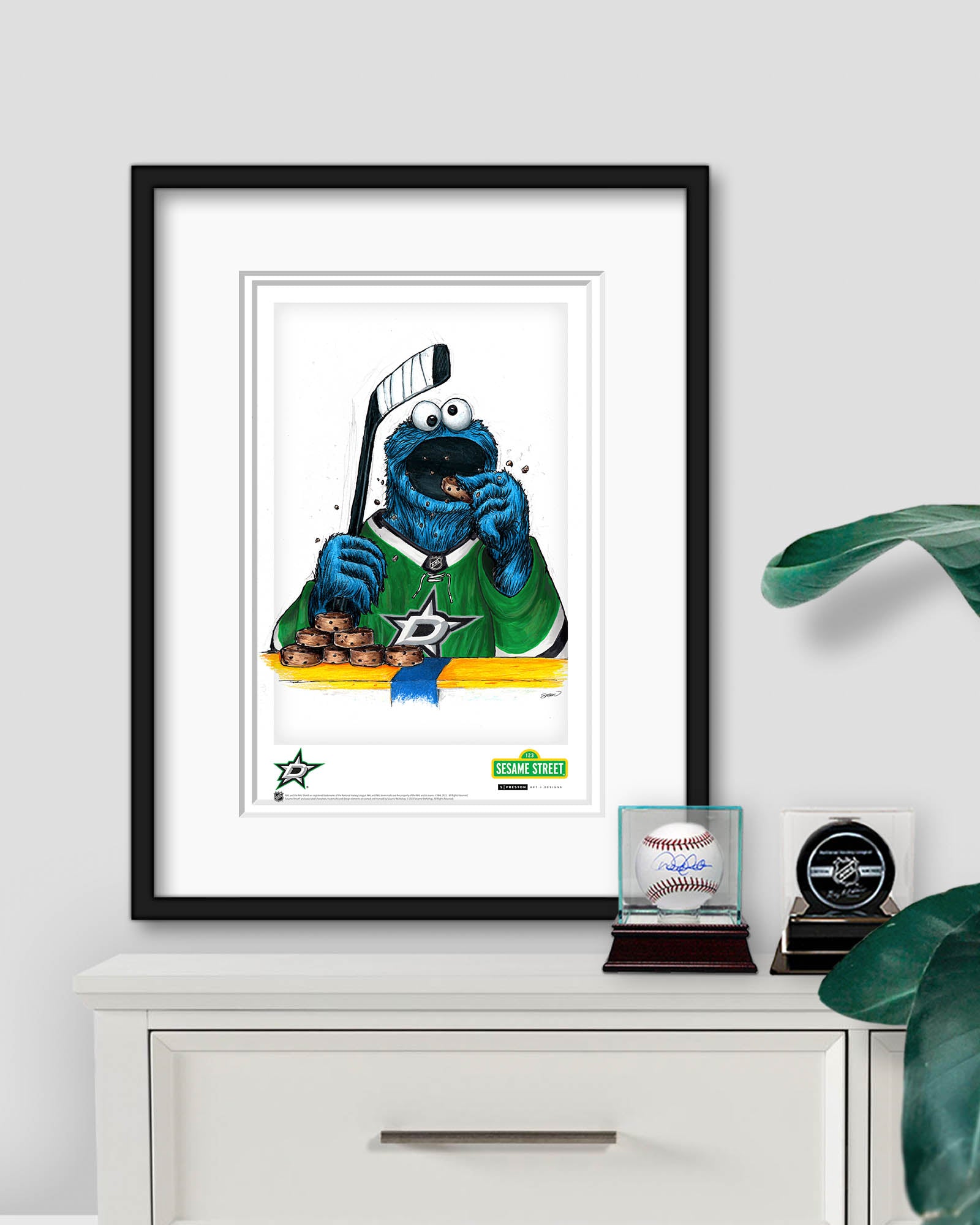 Cookies and Biscuits Stars | Cookie Monster NHL – S. Preston Art +