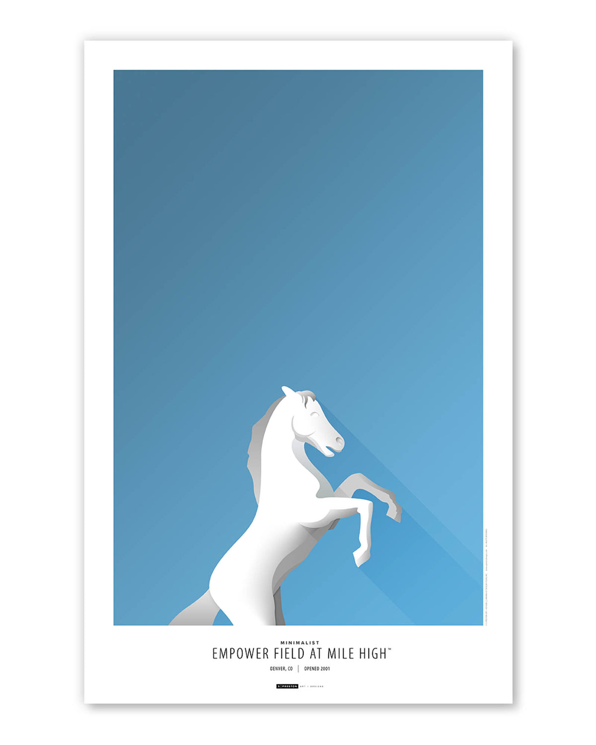 Minimalist Empower Field at Mile High