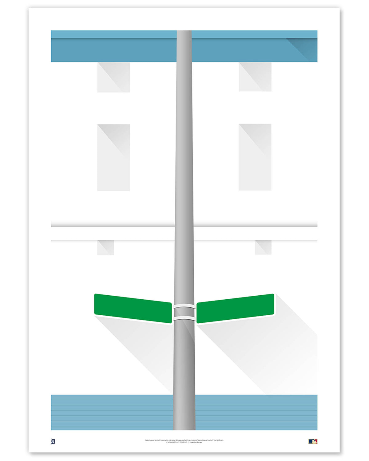 Minimalist Tiger Stadium