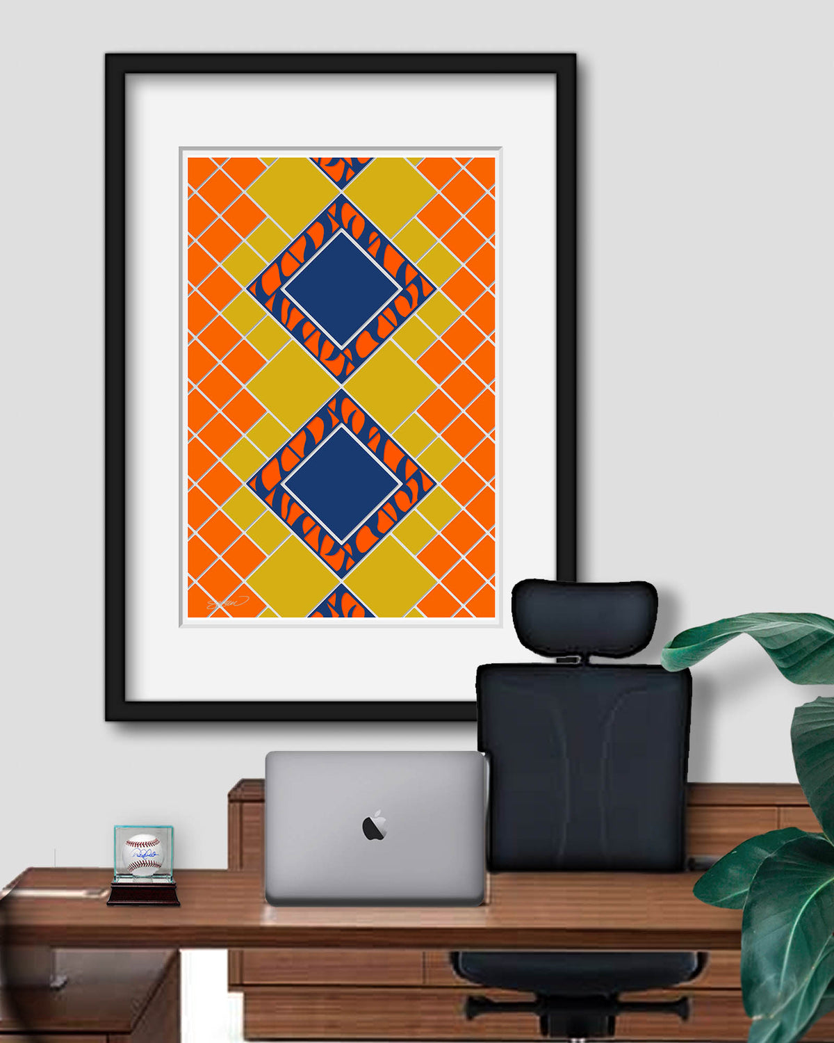 Minimalist Comerica Park Art Print