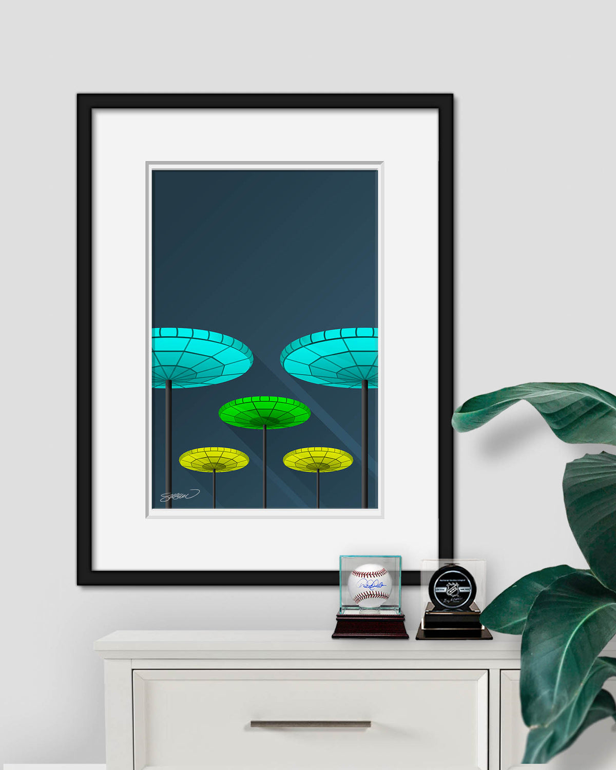 Minimalist Amerant Bank Arena Art Print