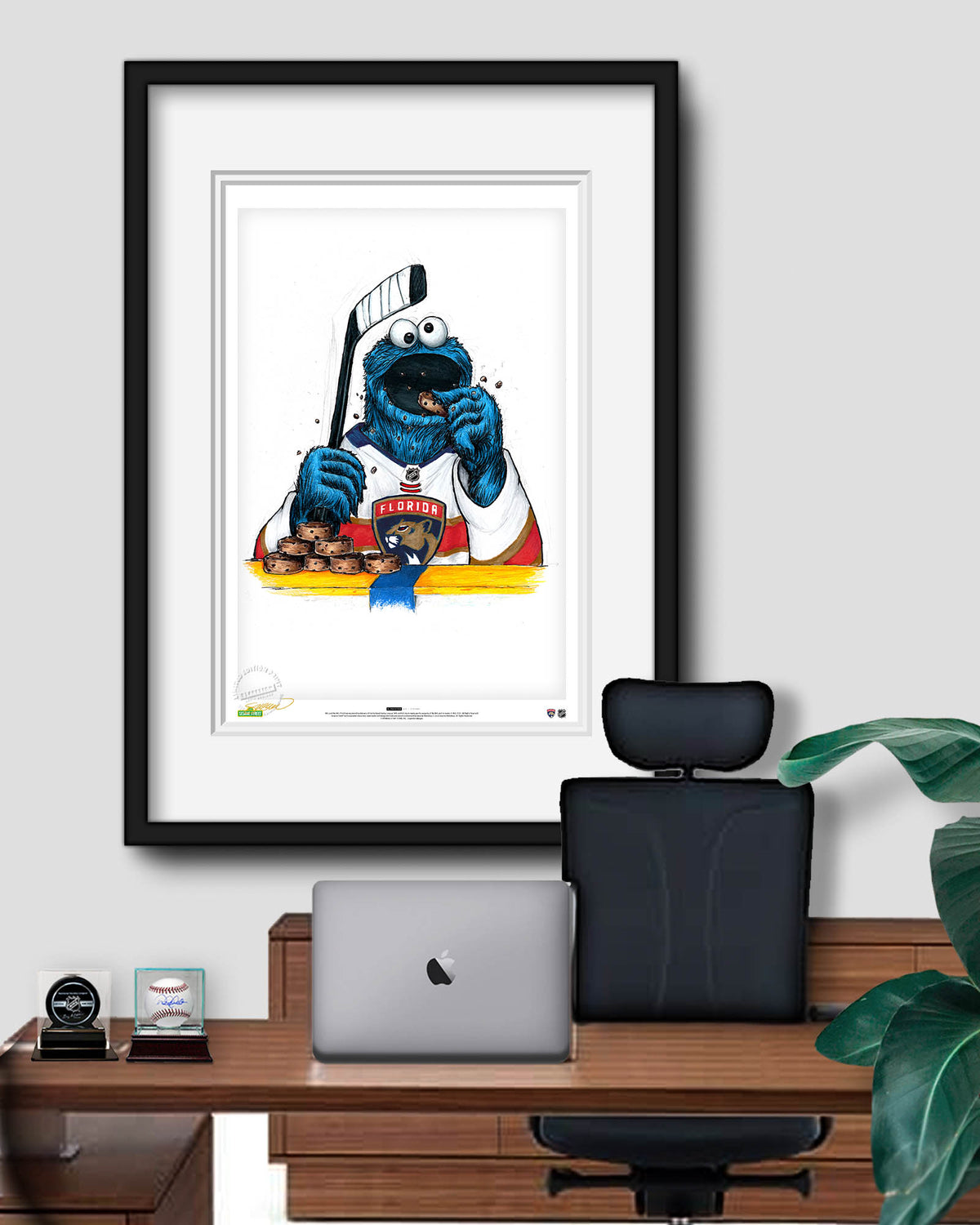 Cookie Monster x NHL Panthers Limited Edition Fine Art Print