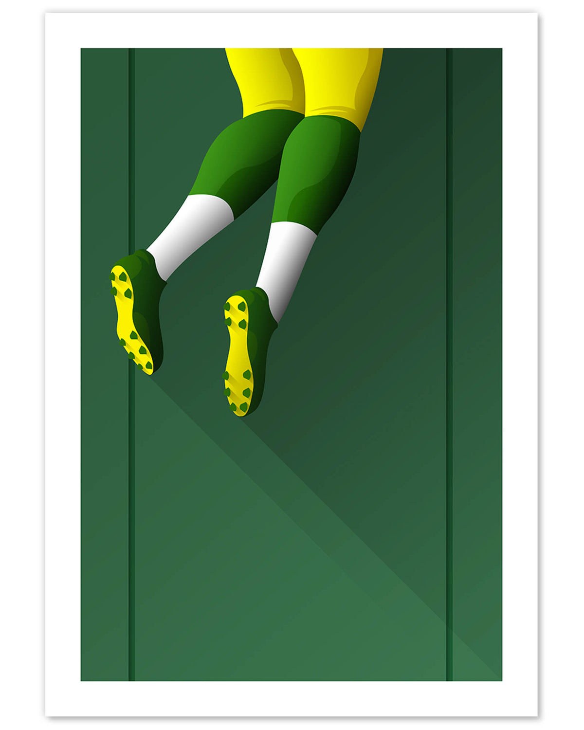 Minimalist Lambeau Field Art Print