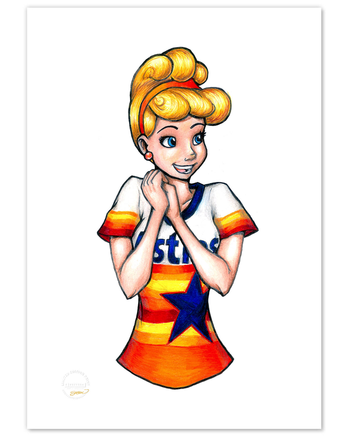 HOU Astros Cinderella Fine Art Print