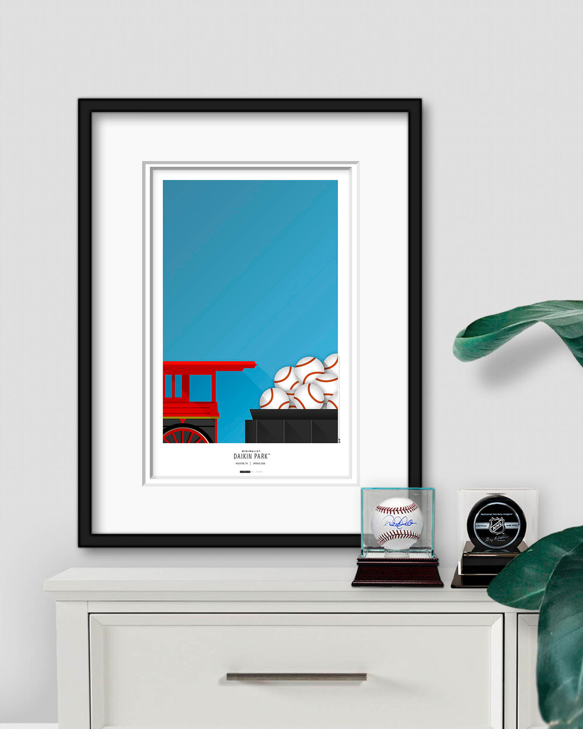 Minimalist Daikin Park Art Print