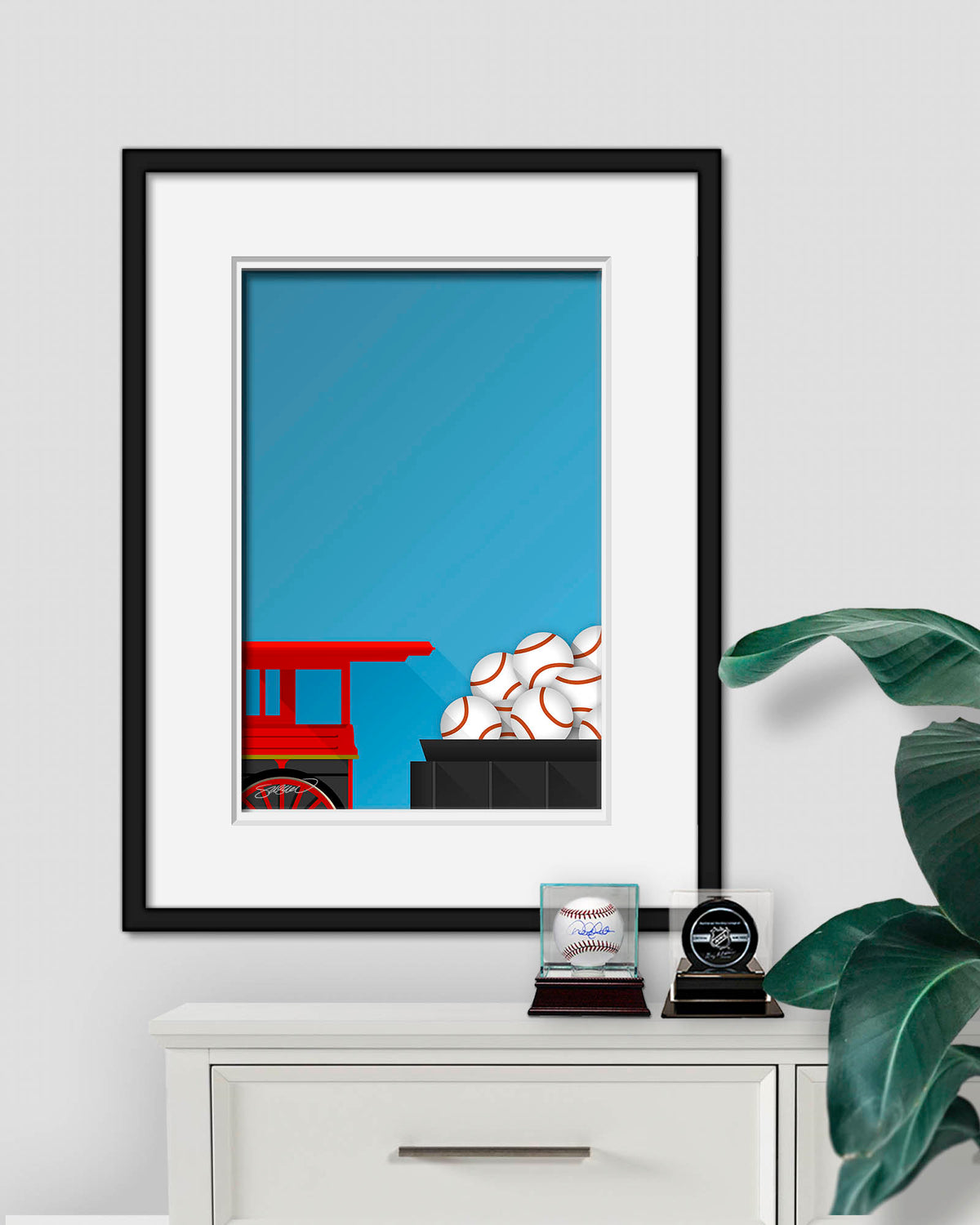 Minimalist Daikin Park Art Print