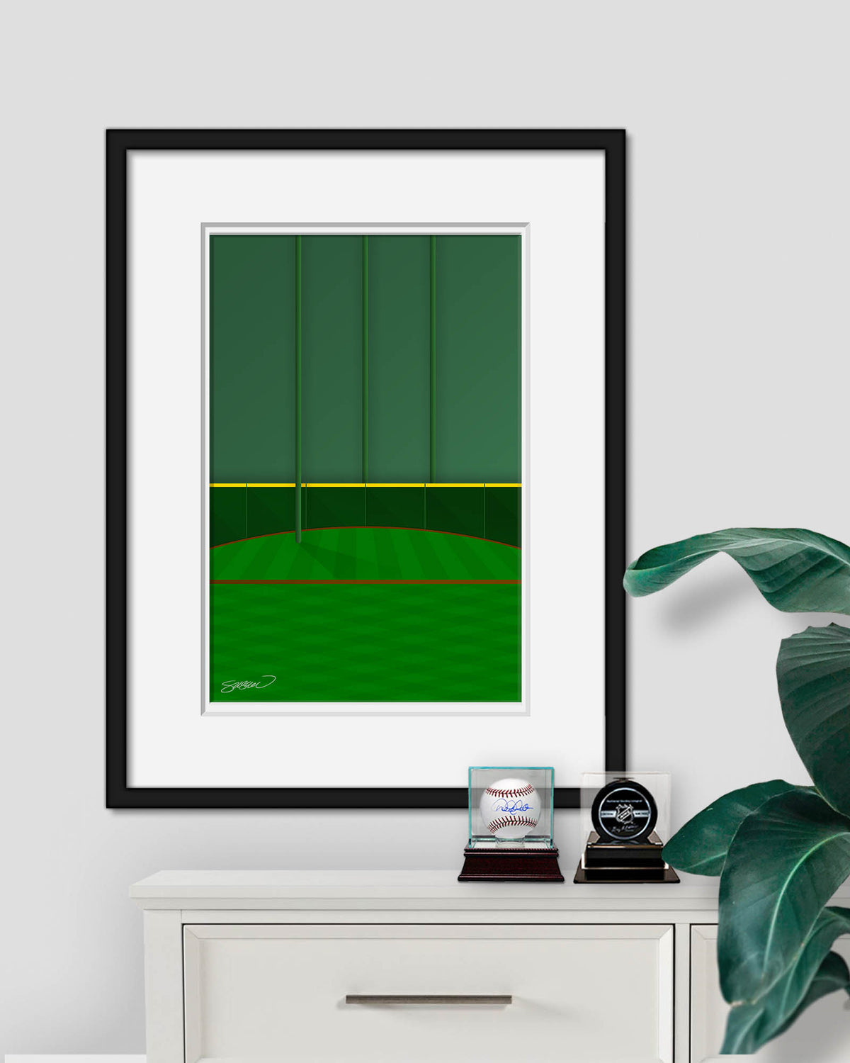Minimalist Minute Maid Park Art Print