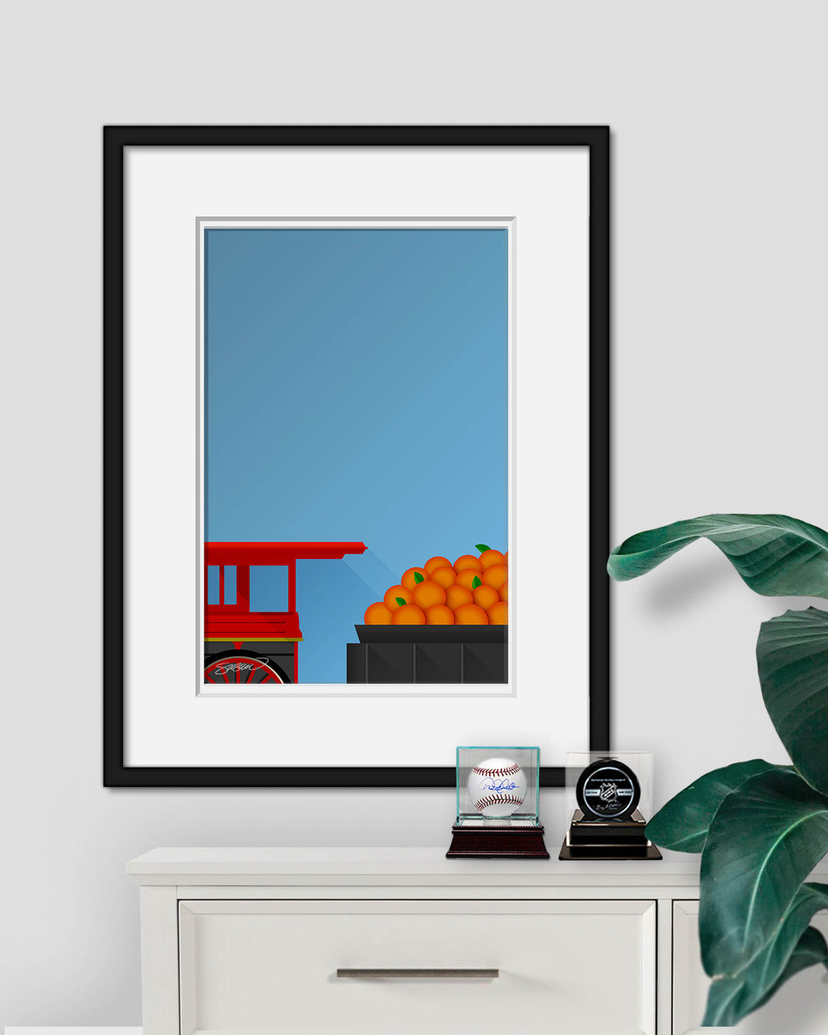 Minimalist Minute Maid Park Art Print