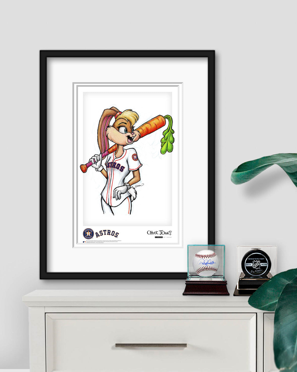 Lola Bunny x MLB Astros Limited Edition Art Print