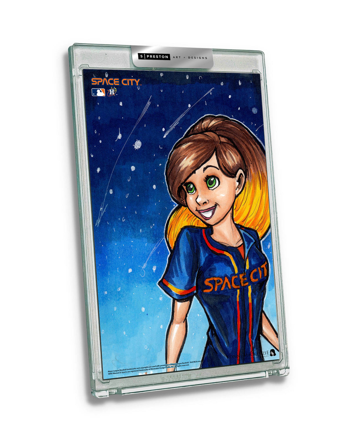 WinS® Houston Astros City Connect - Konni Mackenzie Art Card Slab