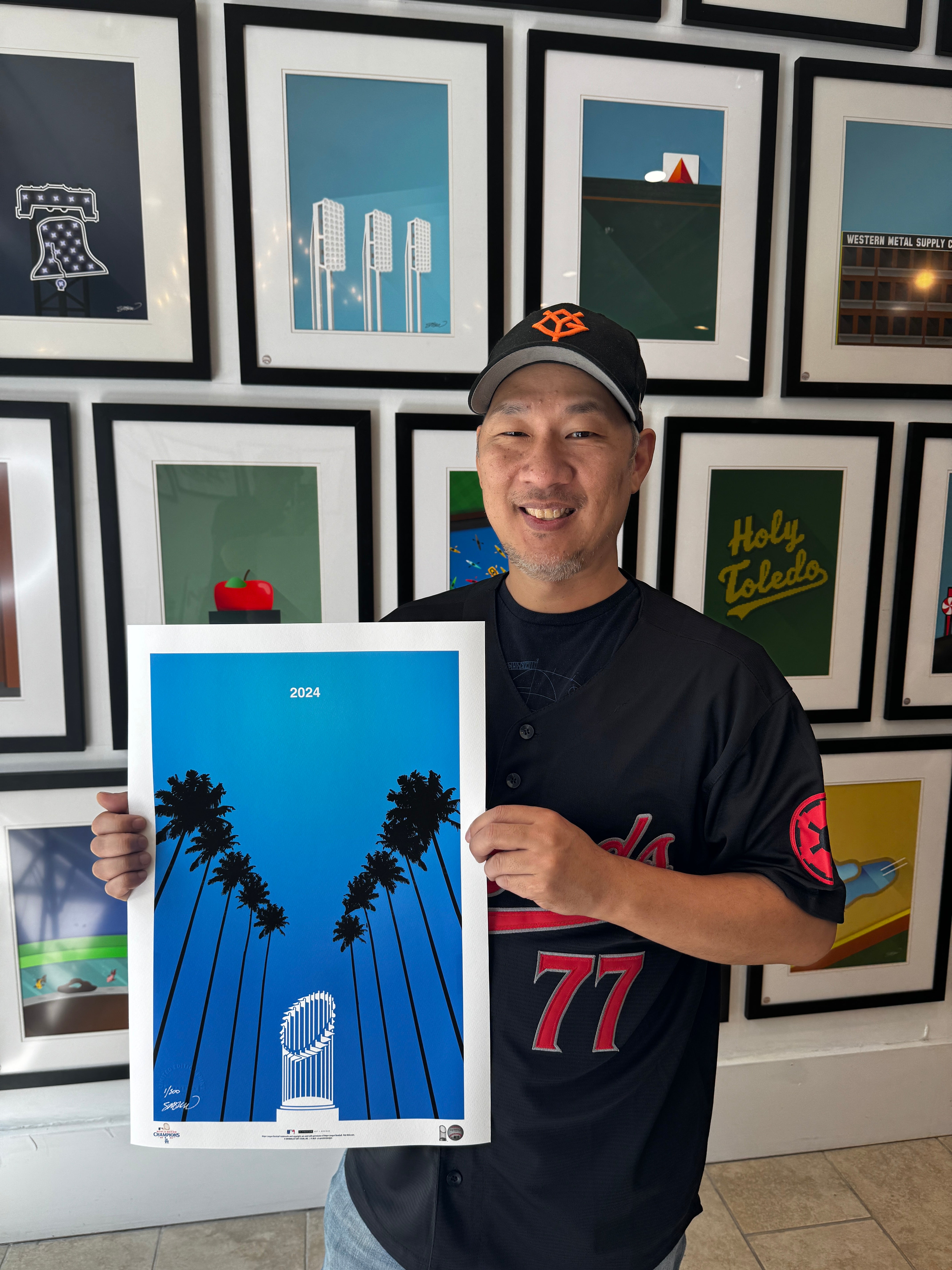 Minimalist World Series 2024 Limited Edition Print Los Angeles