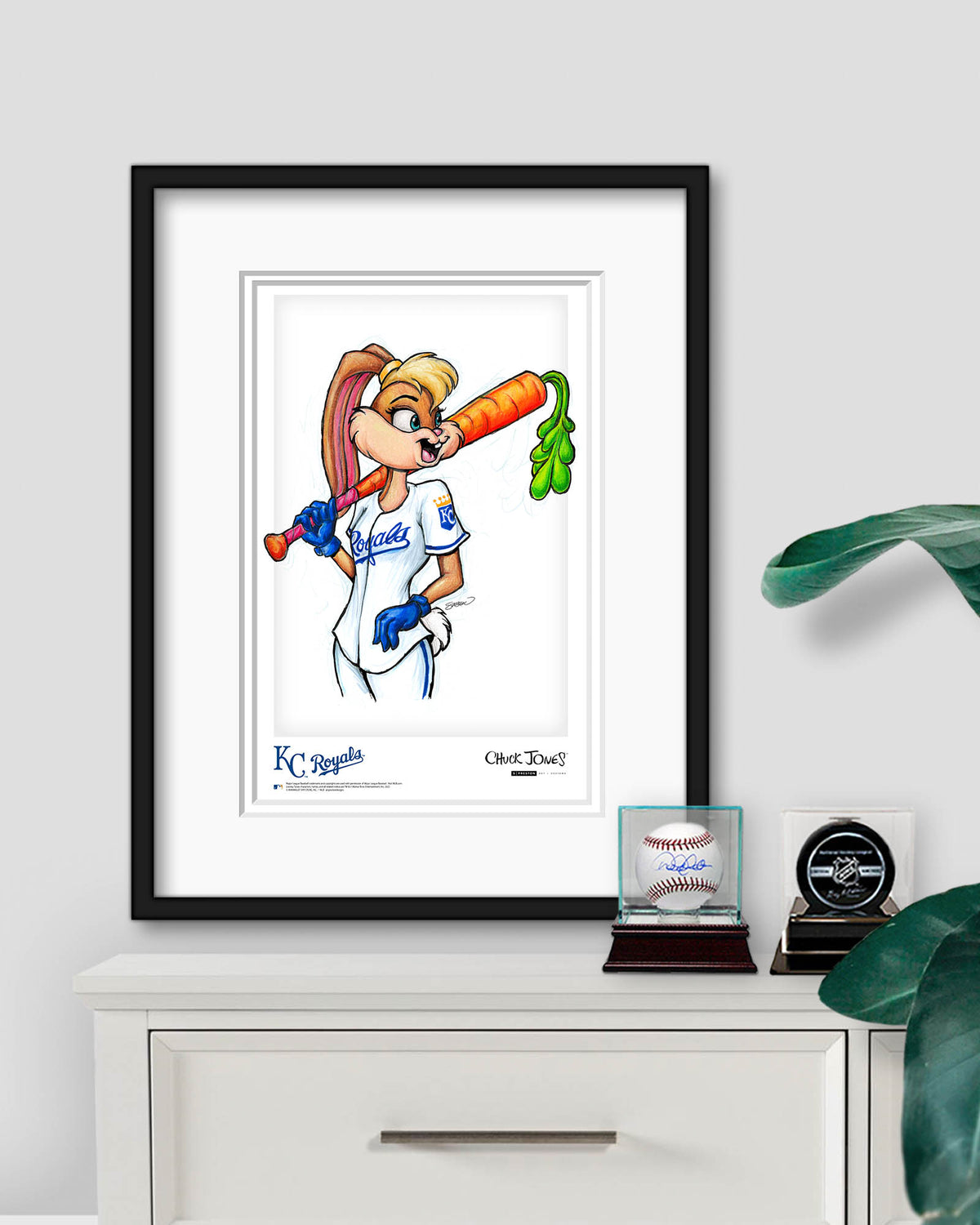 Lola Bunny x MLB Royals Limited Edition Art Print