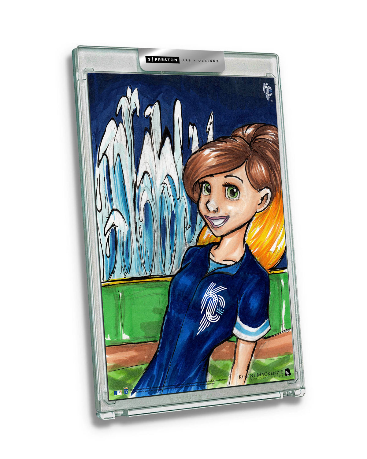 WinS® Kansas City Royals City Connect - Konni Mackenzie Art Card Slab