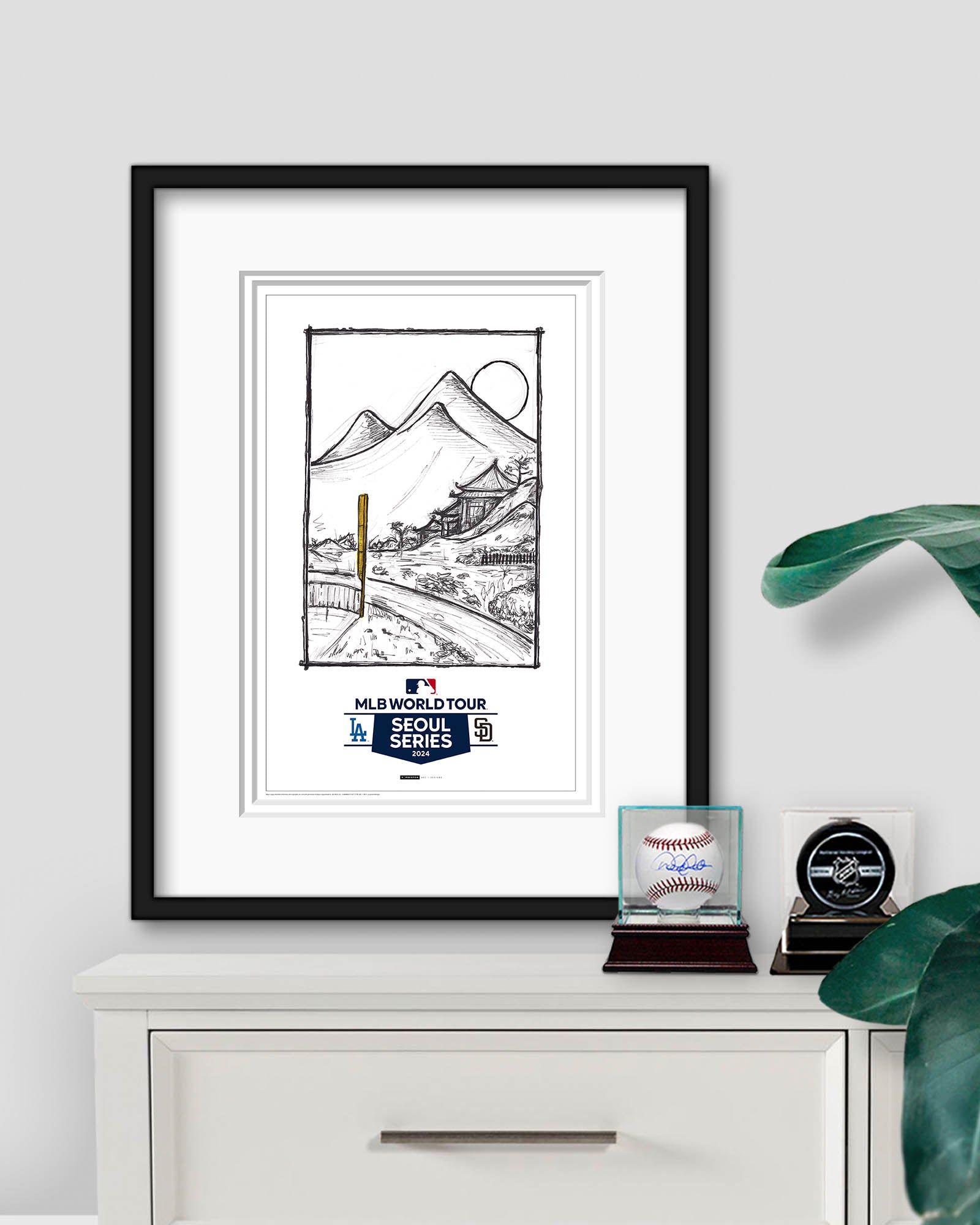 2024 MLB Seoul Series Sketch Limited Edition Art Prints – S
