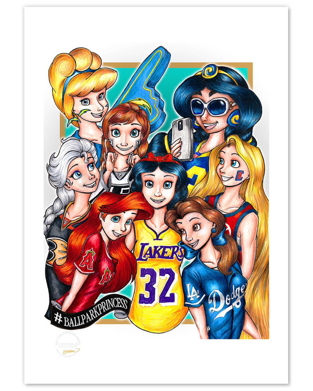 LA Princess Fine Art Print