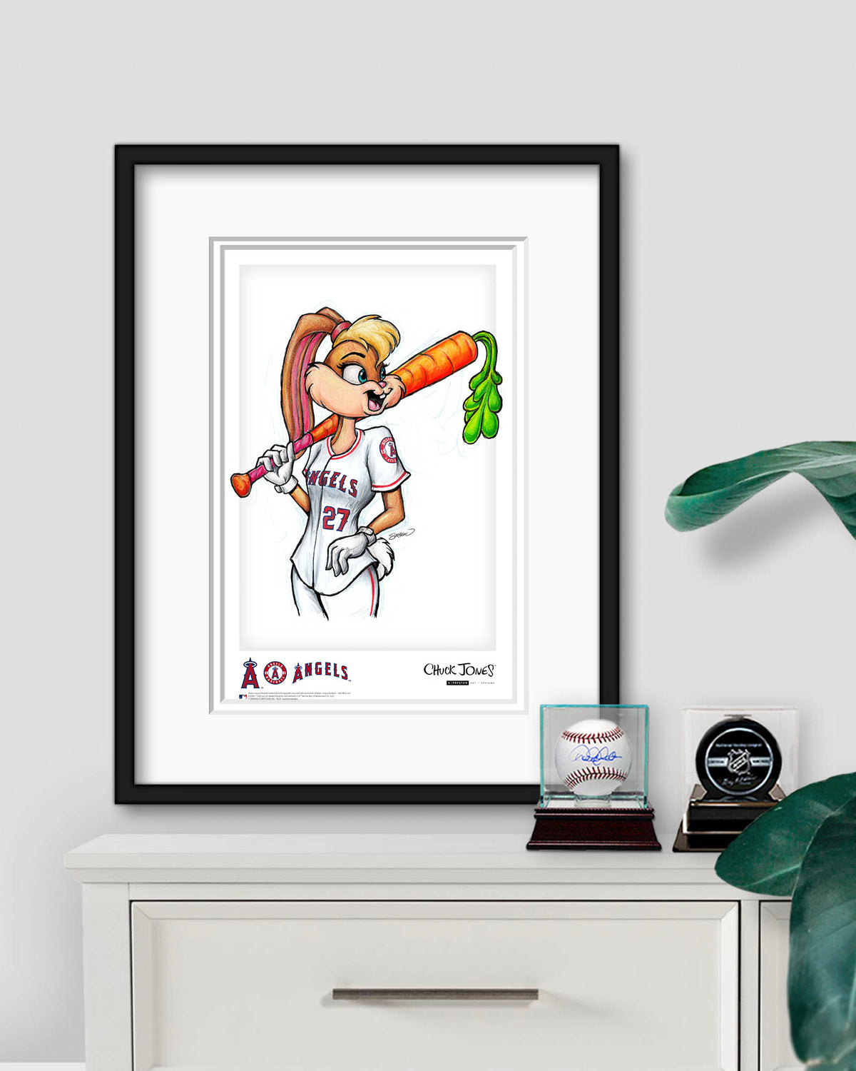 Lola Bunny x MLB Angels Limited Edition Art Print