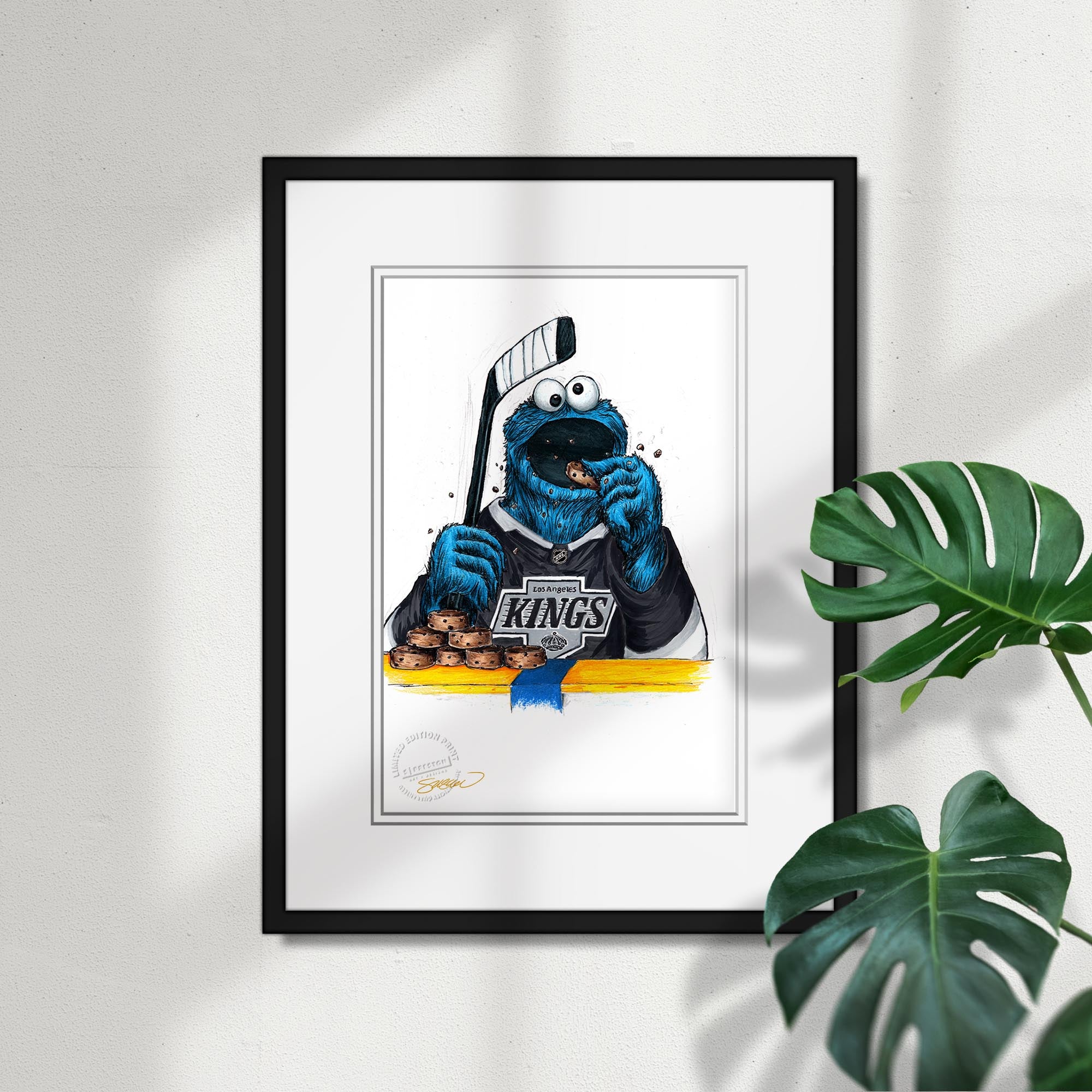 Cookie Monster x NHL - Sesame Street - Los Angeles Kings S