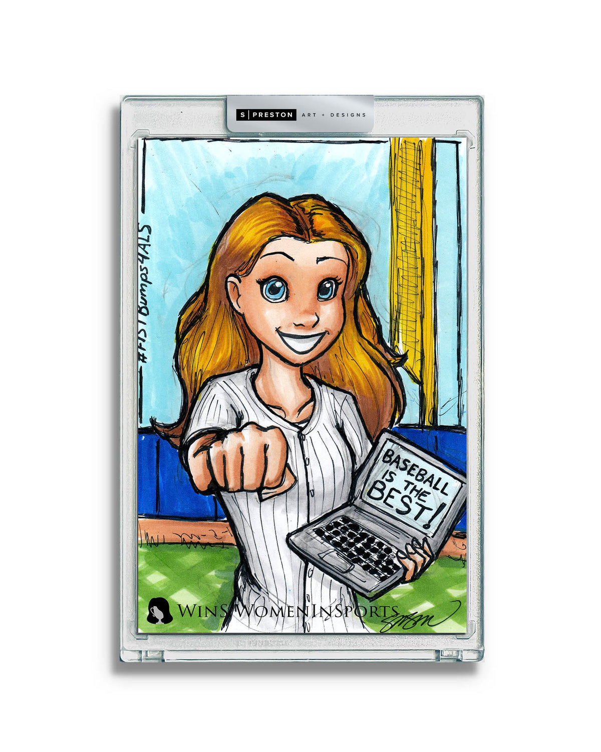 WinS® Every Day Sarah Langs ALS Original Art Card Slab 2023-06-02