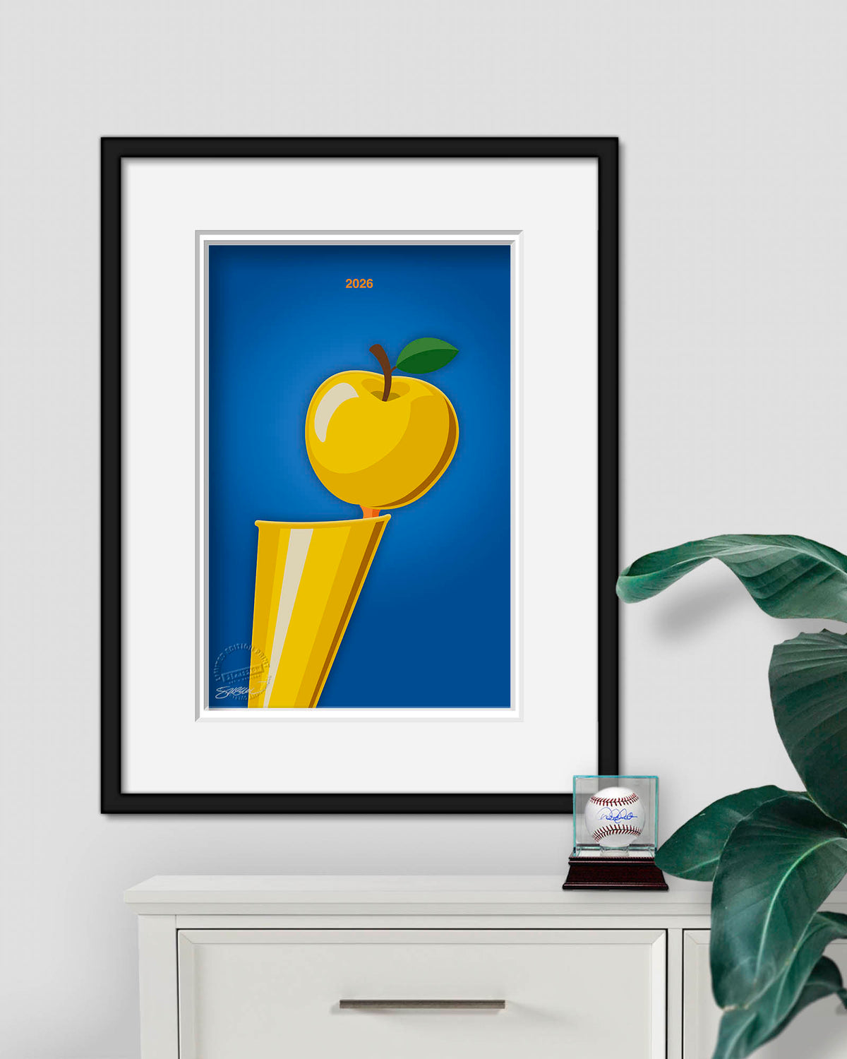 Minimalist 2026 Basketball Championship Art Print