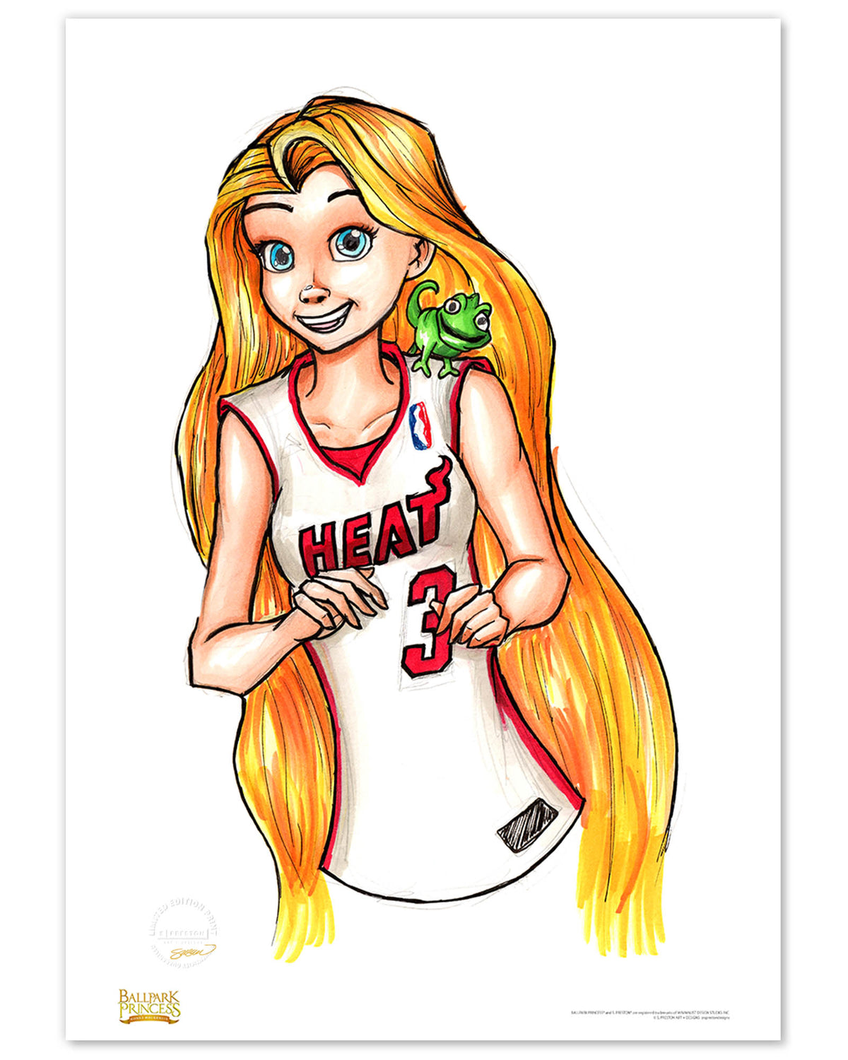 MIA Heat Rapunzel Fine Art Print