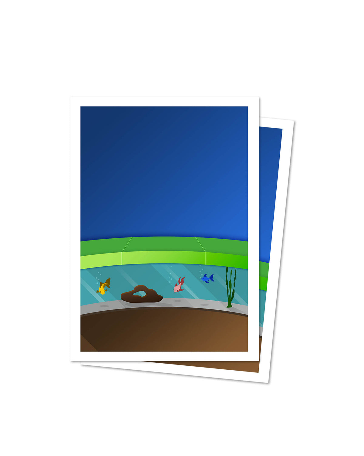 Minimalist Marlins Park Postcard (Fish Tank)