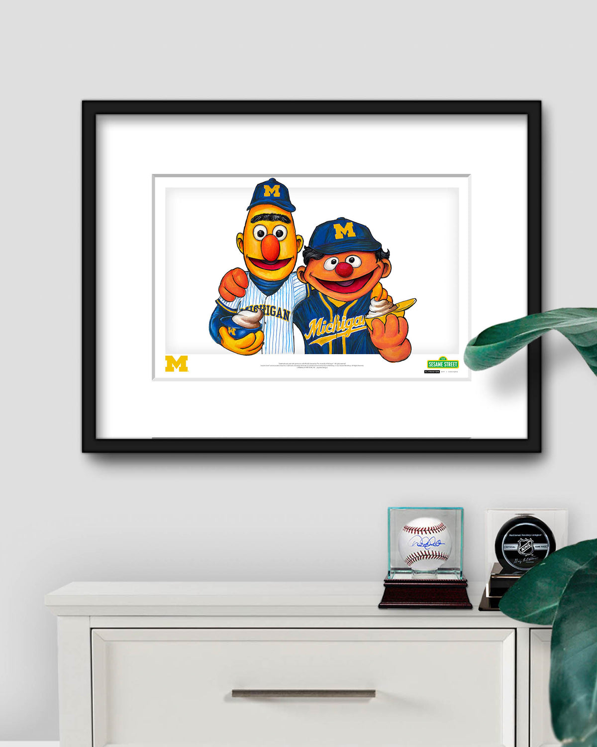 Bert and Ernie x Michigan Limited Edition Art Print