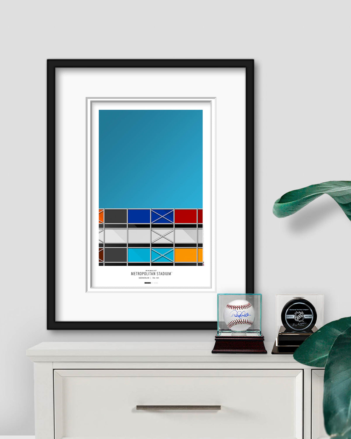 Minimalist Metropolitan Stadium