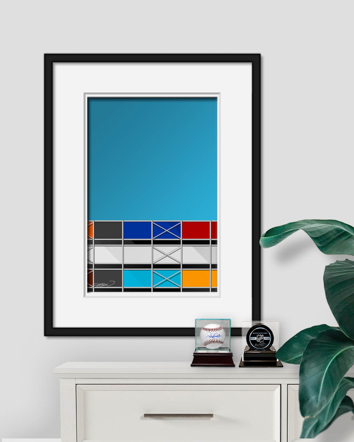 Minimalist Metropolitan Stadium