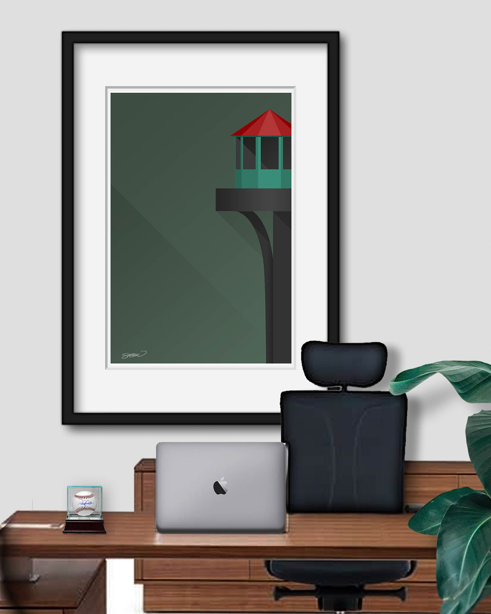 Minimalist Xcel Energy Center Minnesota Wild - S. Preston – S