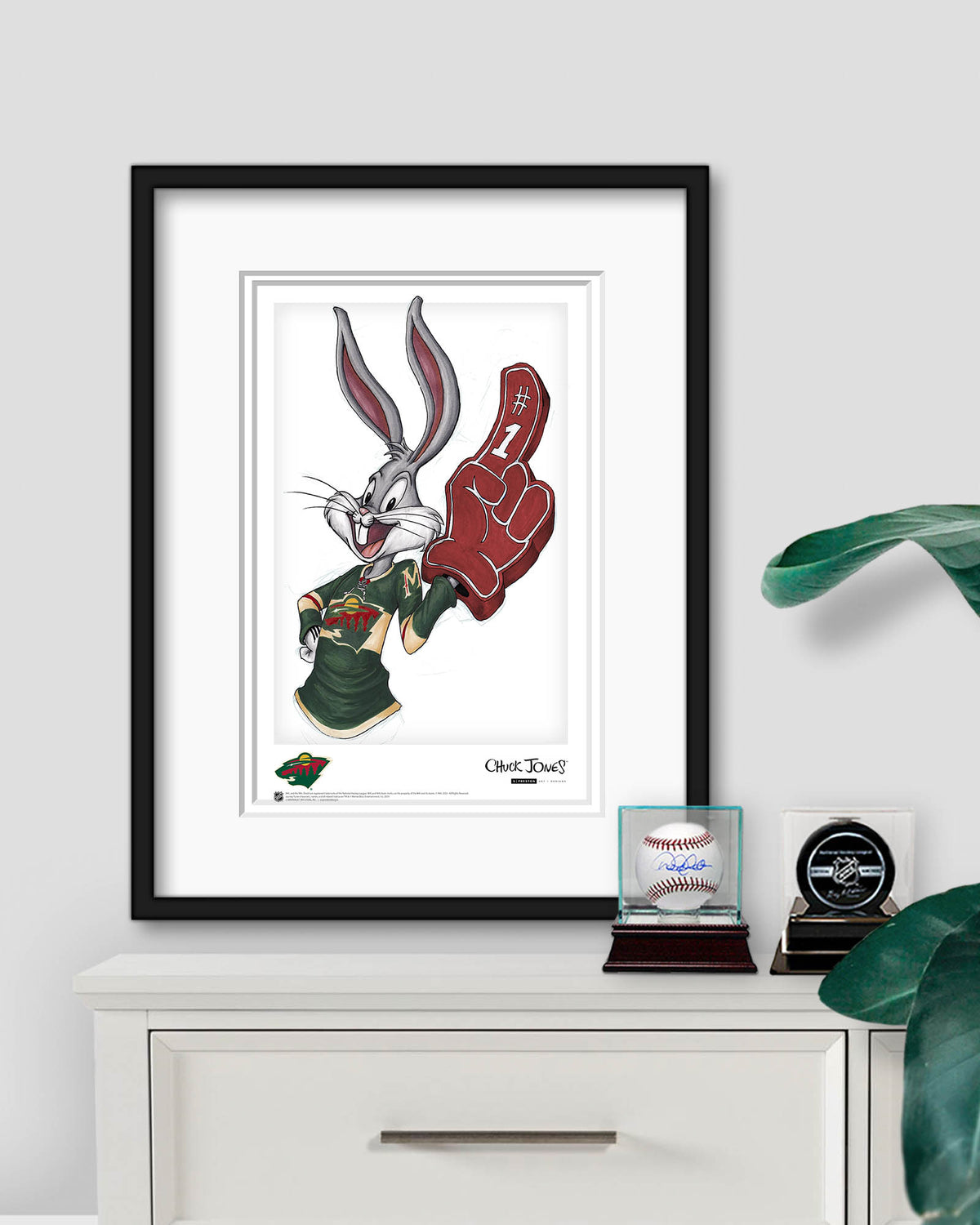 Rabbit Hockey Fan x NHL Wild Bugs Bunny Limited Edition Art Print
