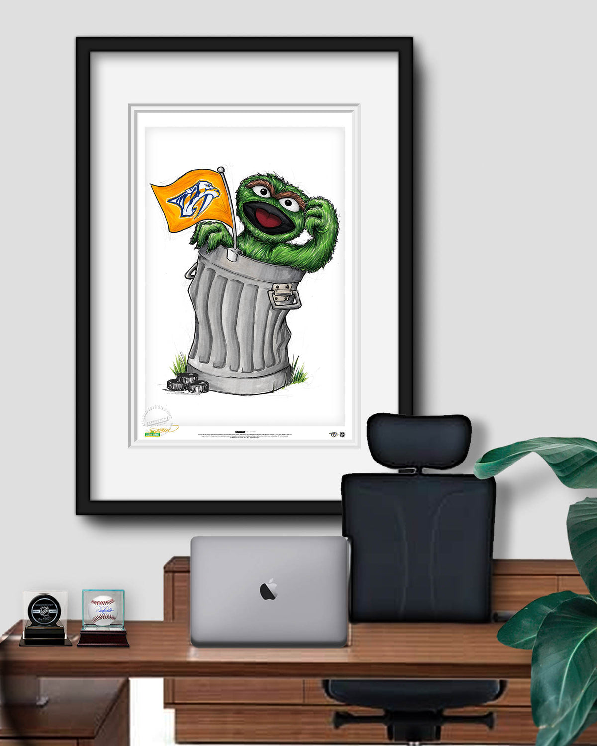 Oscar Rep Your Colours x NHL Predators Limited Edition Art Print