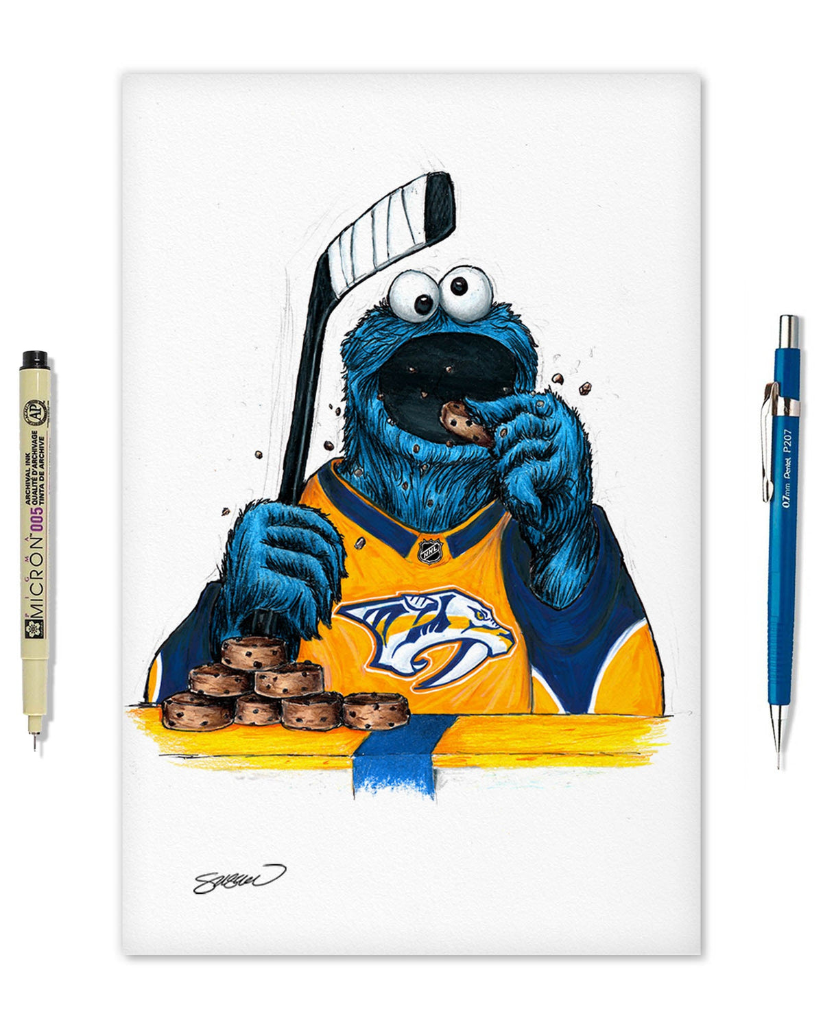 Elmo Loves Goals! x NHL - Sesame Street - Nashville Predators S ...