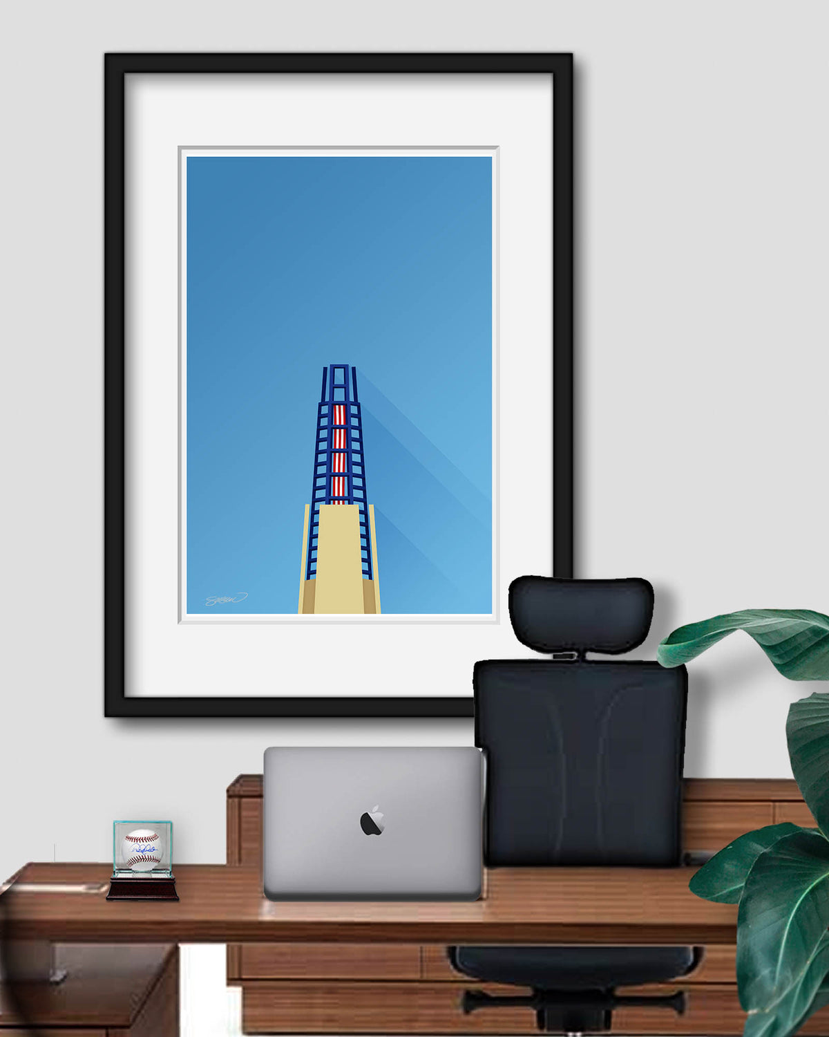 Minimalist Gillette Stadium