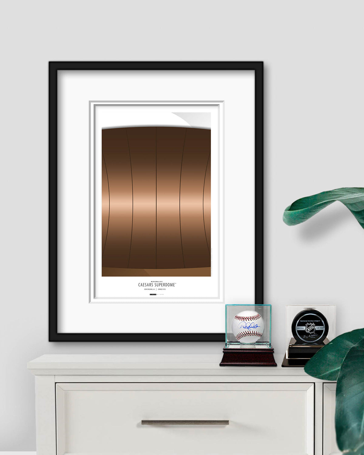 Minimalist Superdome Art Print