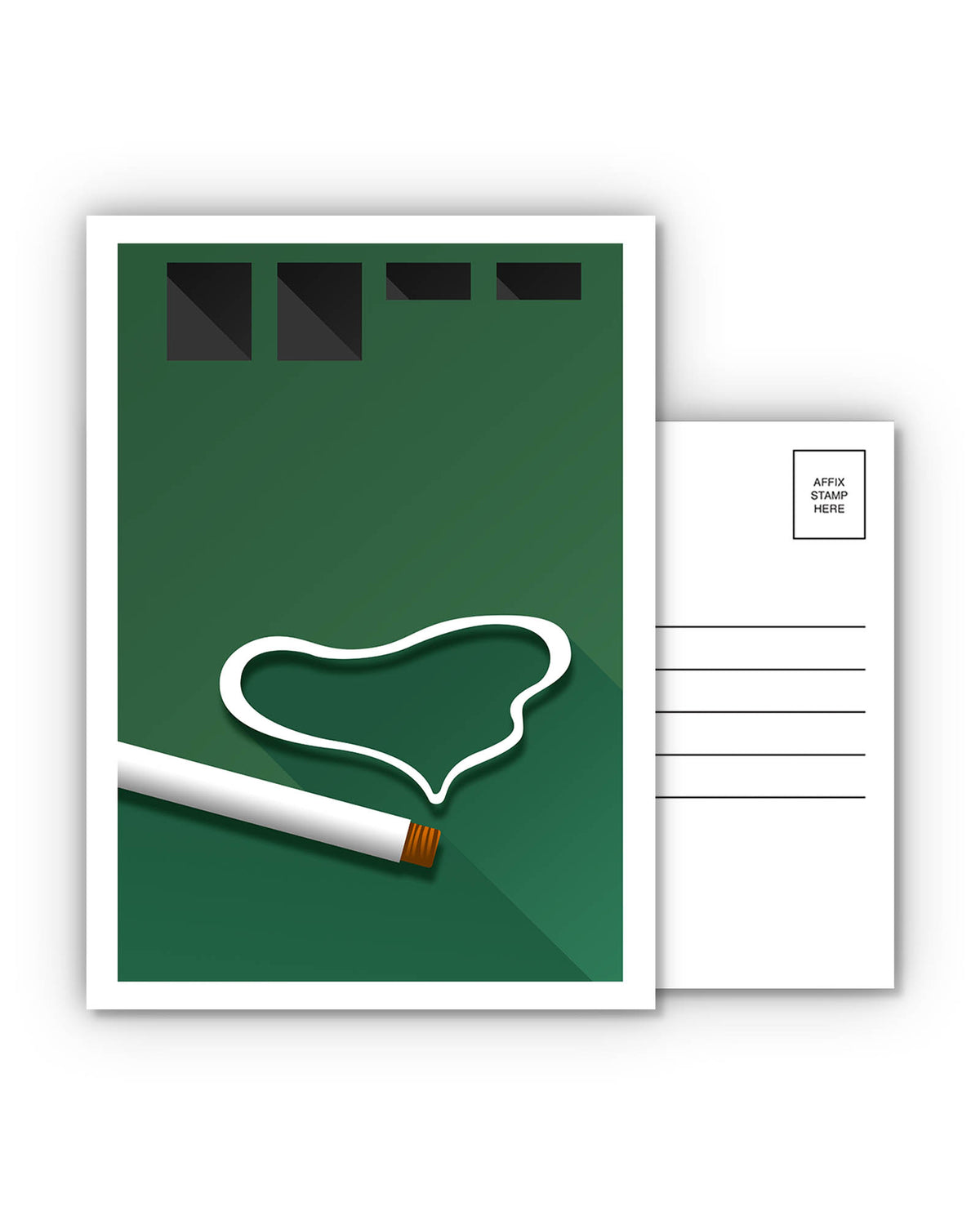 Minimalist Polo Ground Postcard