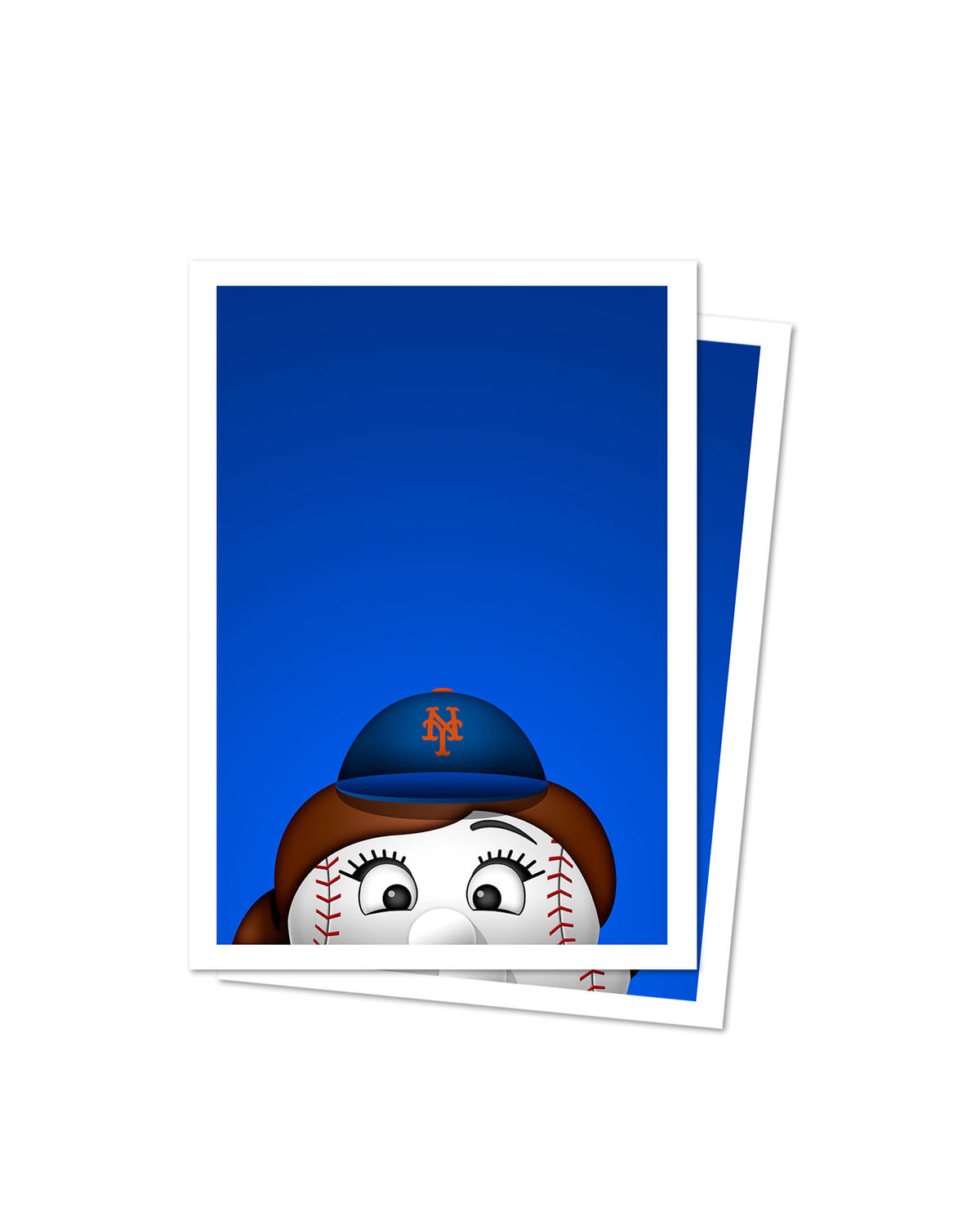Minimalist Mrs. Met Postcard