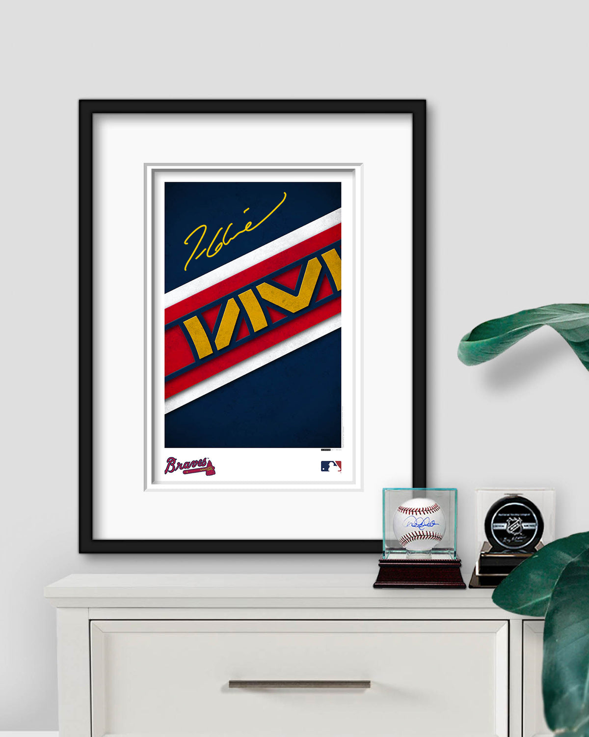 Tom Glavine Autographed Artwork Pre-sale - Authenticated