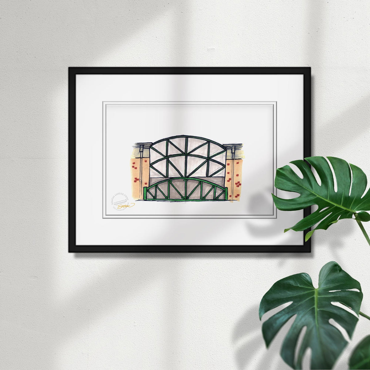Citi Field Ink Sketch Limited Edition Fine Art Print