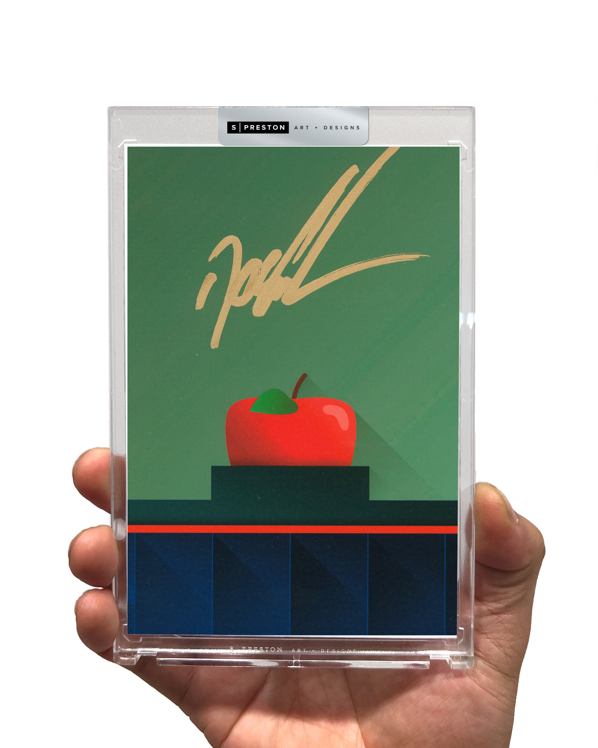 Minimalist Shea Stadium - Doc Gooden Autograph Slab - Authenticated
